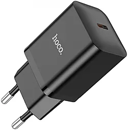 Сетевое зарядное устройство Hoco N27 20w PD USB-C fast charger black