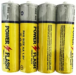 Батарейки PowerFlash R6 / AA Heavy Duty 4шт - фото Батарейки PowerFlash R6 / AA Heavy Duty 4шт