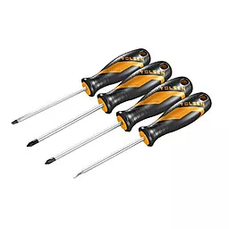 Набор отвёрток Tolsen SL6.5/PZ2/PZ1/S2 - 100мм - фото Набор отвёрток Tolsen SL6.5/PZ2/PZ1/S2 - 100мм