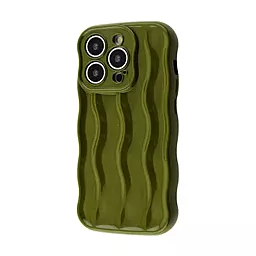 Чехол Wave Lines Case для Apple iPhone 14 Pro Army Green