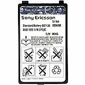 Аккумулятор Sony Ericsson BST-30 (700 mAh)