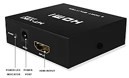 Видео сплиттер MT-VIKI HDMI 1x2 v1.4 4k 30hz Black - миниатюра 2