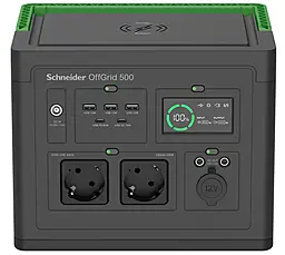 Зарядная станция APC Schneider OffGrid 500 517Wh 500W (PPS500-GR) - фото Зарядная станция APC Schneider OffGrid 500 517Wh 500W (PPS500-GR)