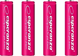 Аккумулятор Esperanza AAA / R03 Ni-MH 1000mAh (EZA102R) 4шт Red