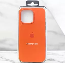 Чохол Silicone Case Full для Apple iPhone 15 Pro Apricot - мініатюра 2