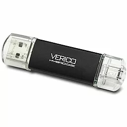 Флешка Verico USB 2.0 16Gb Hybrid CLASSIC (1UDOV-MIBKG3-NN) Black - фото Флешка Verico USB 2.0 16Gb Hybrid CLASSIC (1UDOV-MIBKG3-NN) Black