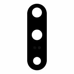 Стекло камеры OnePlus 8 без рамки Black - фото Стекло камеры OnePlus 8 без рамки Black