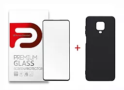 Чехол ArmorStandart Xiaomi Redmi Note 9S, Redmi Note 9 Pro (Защитное стекло FG + Панель Matte Slim Fit) Black (ARM58053)