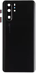 Задняя крышка корпуса Huawei P30 Pro со стеклом камеры Black - фото Задняя крышка корпуса Huawei P30 Pro со стеклом камеры Black