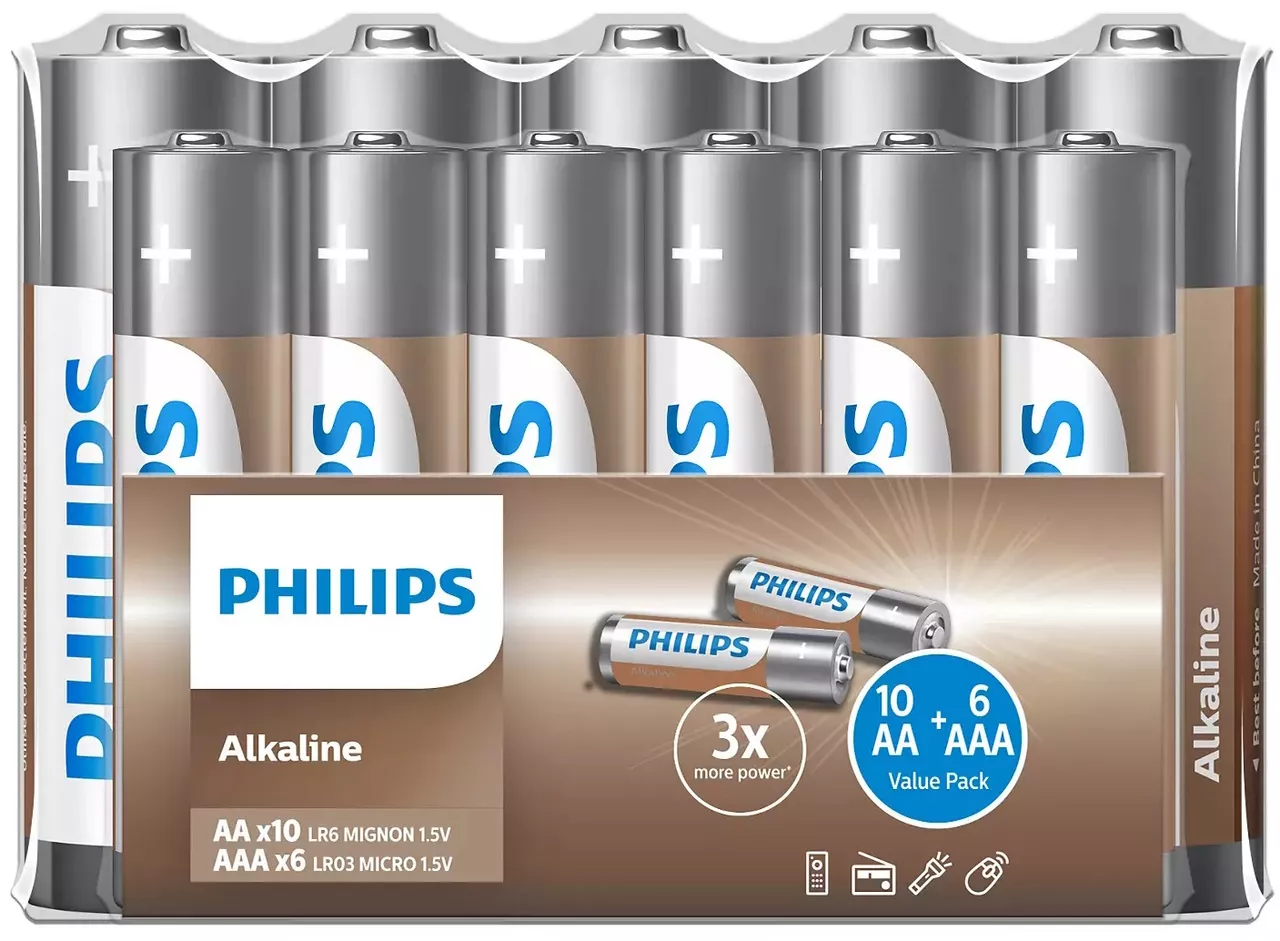 Батарейки Philips фото