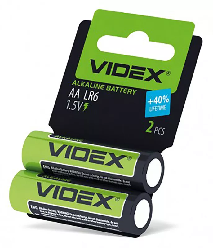 Батарейки Videx AA (LR6) 2шт - фото 1