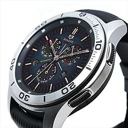 Защитный бампер на безель для умных часов Samsung Galaxy Watch 46mm GW-46mm-16 Silver (RCW4751)