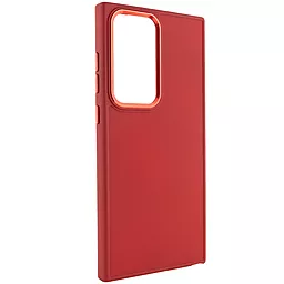 Чохол Epik TPU Bonbon Metal Style для Samsung Galaxy S24 Ultra Red