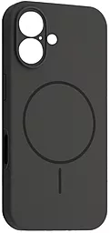 Чехол Silicone Case Full Camera Fine Ring MagSafe для Apple iPhone 16 Pebble - фото Чехол Silicone Case Full Camera Fine Ring MagSafe для Apple iPhone 16 Pebble