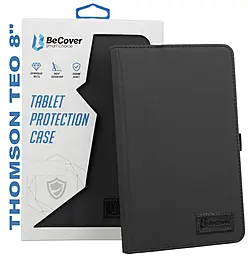 Чехол для планшета BeCover Slimbook для Thomson TEO 8" Black (710130) - фото Чехол для планшета BeCover Slimbook для Thomson TEO 8" Black (710130)