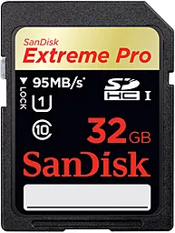 Карта памяти SanDisk SDHC 32GB ExtremePro Class 10 UHS-I U1 (SDSDXPA-032G-X46)
