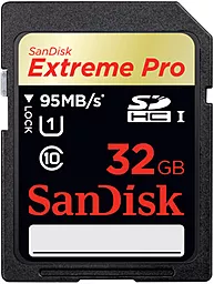 Карта пам'яті SanDisk SDHC 32GB ExtremePro Class 10 UHS-I U1 (SDSDXPA-032G-X46) - фото Карта пам'яті SanDisk SDHC 32GB ExtremePro Class 10 UHS-I U1 (SDSDXPA-032G-X46)