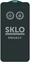 Защитное стекло SKLO 5D Privacy для Apple iPhone 16 Pro Black (тех.упак) - фото Защитное стекло SKLO 5D Privacy для Apple iPhone 16 Pro Black (тех.упак)