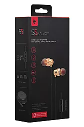 Наушники 2E S5 Galaxy Mic Gold (2E-IES5GD) - миниатюра 3