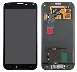 Дисплей Samsung Galaxy S5 mini G800 с тачскрином, (OLED), Black