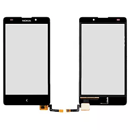 Сенсор (тачскрин) Nokia XL Dual Sim (RM-1030, RM-1042, RM-1061) Black - фото Сенсор (тачскрин) Nokia XL Dual Sim (RM-1030, RM-1042, RM-1061) Black