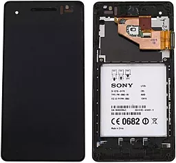 Дисплей Sony Xperia V (LT25i) с тачскрином и рамкой, Black - фото Дисплей Sony Xperia V (LT25i) с тачскрином и рамкой, Black