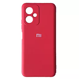 Чехол 1TOUCH Silicone Case Full для Xiaomi Redmi Note 12 5G Red