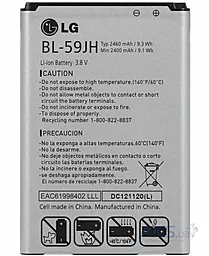 Акумулятор LG P715 Optimus L7 II Dual / BL-59JH (2460 mAh) - мініатюра 2