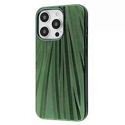 Чехол Wave Gradient Patterns Case для Apple iPhone 13 Pro Max Green Matte