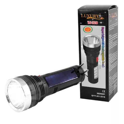Фонарик аккумуляторный Yajia Luxury 228T 1W+8SMD - фото 3
