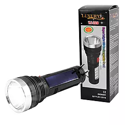 Фонарик аккумуляторный Yajia Luxury 228T 1W+8SMD - миниатюра 3 Фонарик аккумуляторный Yajia Luxury 228T 1W+8SMD - миниатюра 3