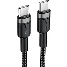 Кабель AceFast C22-03 USB Type-C - Type-C 60w 3a 1.2м PD cable Black - фото Кабель AceFast C22-03 USB Type-C - Type-C 60w 3a 1.2м PD cable Black