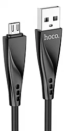 Кабель Hoco DU16 Silica USB-A - micro USB 10w 1м cable Black