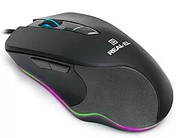 Комп'ютерна мишка REAL-EL RM-780 Gaming RGB Black/Grey - мініатюра 3