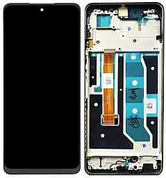 Дисплей Realme C67 4G с тачскрином и рамкой, оригинал, Black