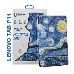 Чехол для планшета BeCover Smart Case для Lenovo Tab P11 Night (706103) - фото Чехол для планшета BeCover Smart Case для Lenovo Tab P11 Night (706103)