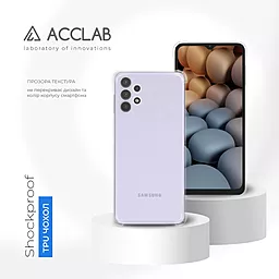Чохол ACCLAB Shockproof для Samsung Galaxy A32 5G Transparent - мініатюра 4