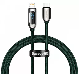 Кабель Baseus Display USB Type-C - Lightning 20w 3a 1м PD сable Green (CATLSK-06) - фото Кабель Baseus Display USB Type-C - Lightning 20w 3a 1м PD сable Green (CATLSK-06)