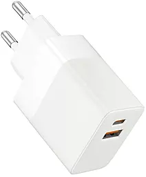 Мережевий зарядний пристрій 4U AlterGaN 30w USB-C/USB-A ports fast charger white (PAAG301U1CW) - фото Мережевий зарядний пристрій 4U AlterGaN 30w USB-C/USB-A ports fast charger white (PAAG301U1CW)