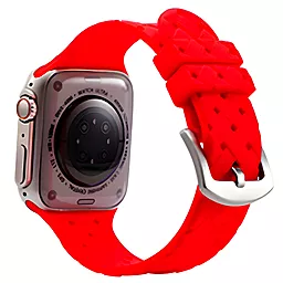 Сменный ремешок для умных часов Apple Watch Grid Weave 42/44/45/49mm Red