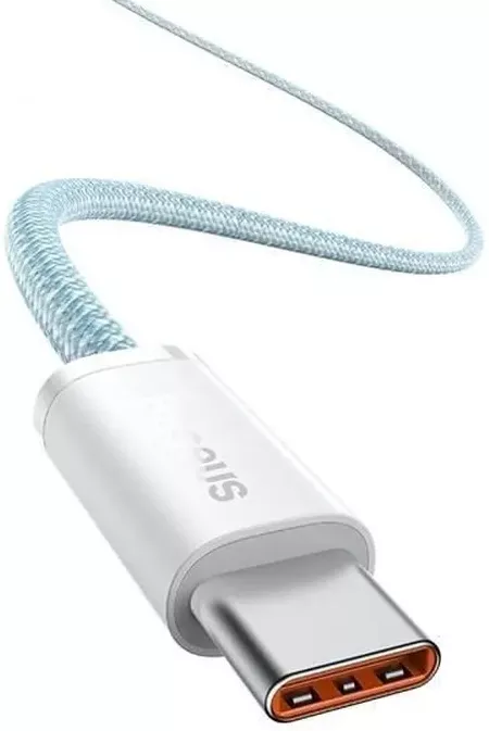 Кабель Baseus Dynamic USB Type-C - Type-C 100w 5a 1м PD cable Blue (CALD000203) - фото 3