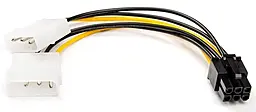 Кабель (шлейф) Atcom Video power 6pin to 2molex 0.15m - фото Кабель (шлейф) Atcom Video power 6pin to 2molex 0.15m