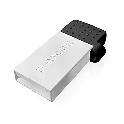 Флешка Transcend JetFlash OTG 380 8GB Silver (TS8GJF380S) - фото Флешка Transcend JetFlash OTG 380 8GB Silver (TS8GJF380S)