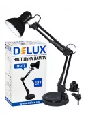 Настольная лампа на струбцине DeLux TF-07 E27 черный (90012375) - миниатюра 2