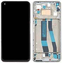 Дисплей Xiaomi 11 Lite 5G NE с тачскрином и рамкой, оригинал, Snowflake White - фото Дисплей Xiaomi 11 Lite 5G NE с тачскрином и рамкой, оригинал, Snowflake White