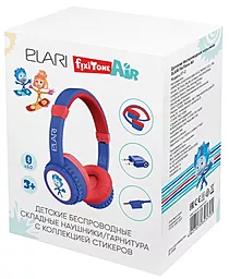 Навушники ELARI FixiTone Air Blue/Red (FT-2BLU) - мініатюра 4