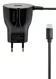 Мережевий зарядний пристрій Gelius Ultra Edition Type-C Cable Black