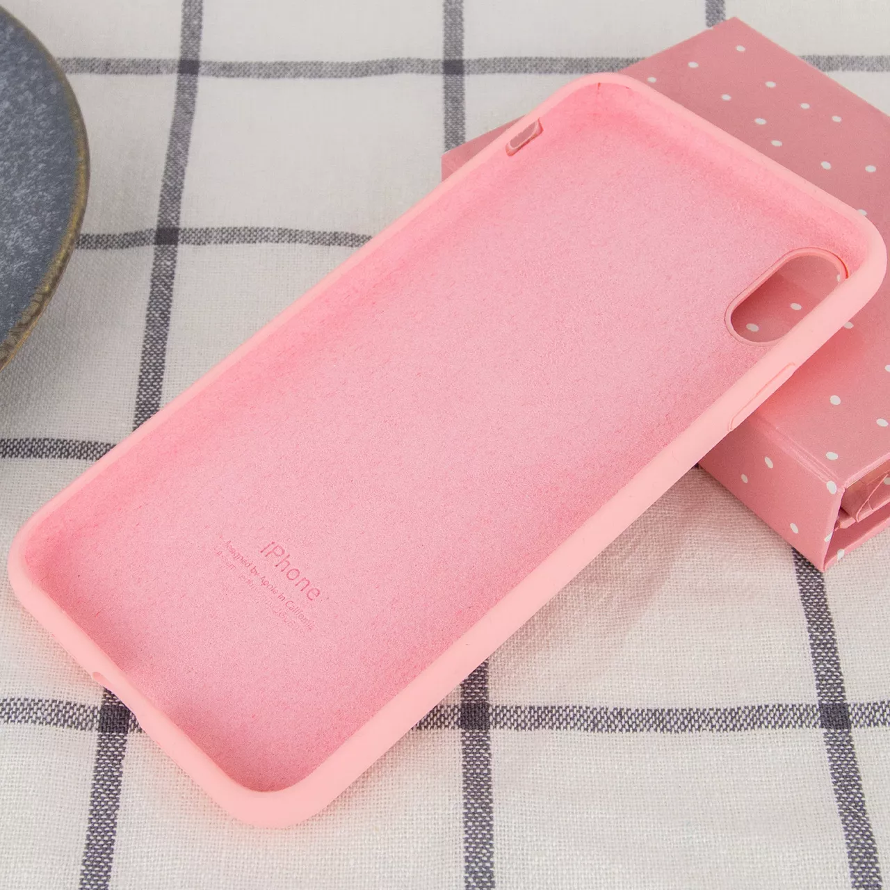 Чехол Silicone Case Full для Apple iPhone XR Pink - фото 2