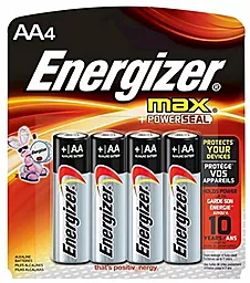 Батарейки Energizer AA / LR06 MAX 4шт