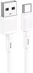 Кабель Hoco X83 Victory USB-A - Type-C 12w 2.4a 1м cable White - фото Кабель Hoco X83 Victory USB-A - Type-C 12w 2.4a 1м cable White